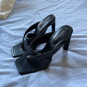 Black high heels